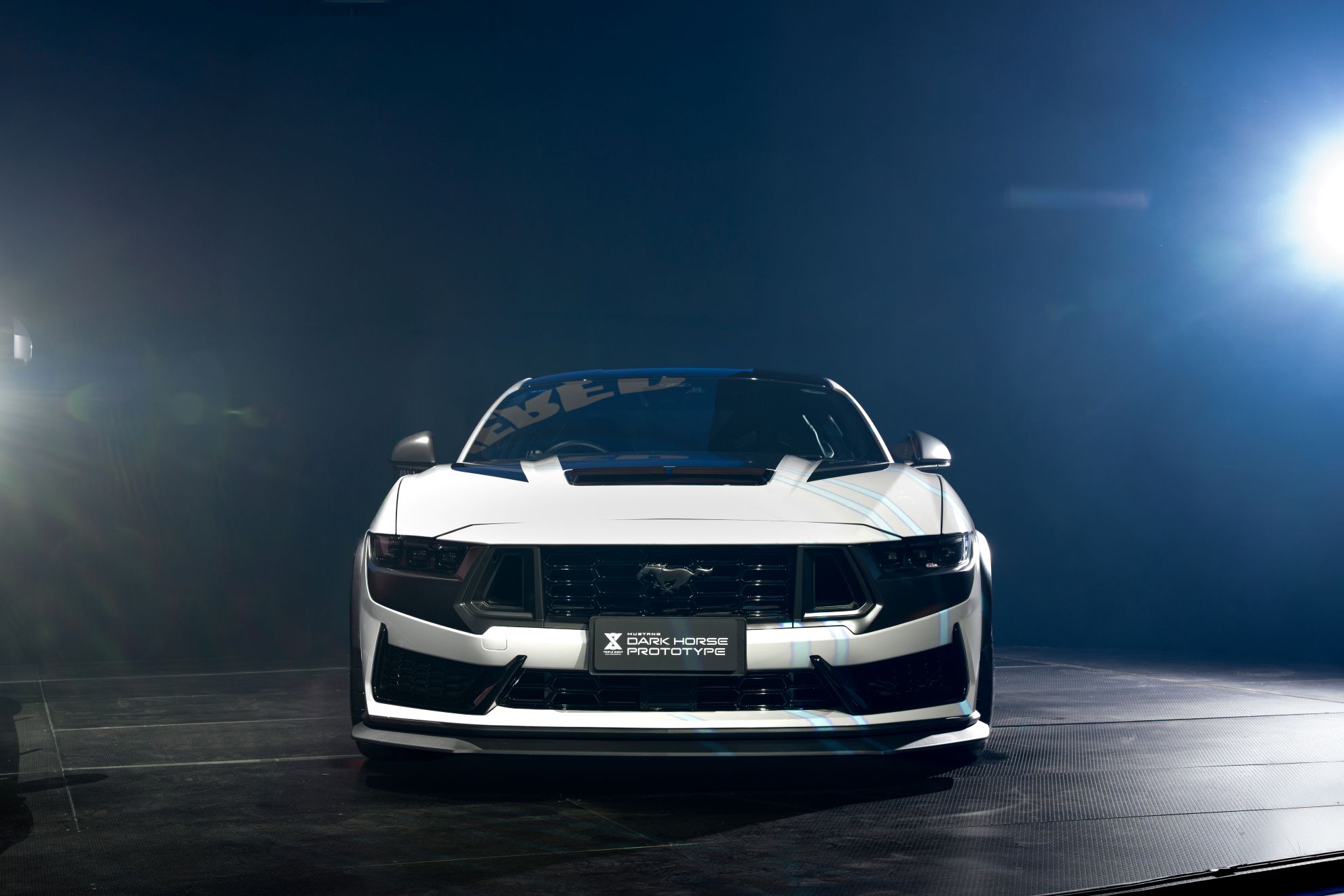 Limited stock available for Mustang Dark Horse with T8-Spec pack and Mustang Dark Horse. The Mustang Dark Horse T8-Spec pack can only be added to a 2026.00MY 6-Speed Manual transmission with the following mandatory factory inclusions (a) Recaro® Sports Seats Pack, (b) Mustang Dark Horse Appearance Pack, and (c) ‘Avalanche’ Prestige Paint (Exclusive to the ‘T8-Spec’ Pack).